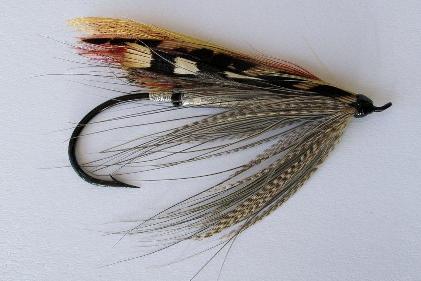 Vintage Gut Eye Salmon Flies WESTERN TRAGOPAN SMALL BACK FEATHER PAIR 